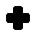 Symbol: Medizinisches Kreuz
